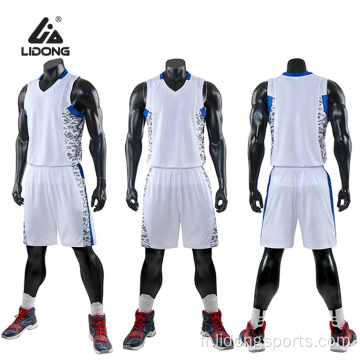 Nouveaux uniformes de basket-ball de la mode Jerseys de basket-ball personnalisés